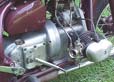 Douglas MK3 motorcycle closeup