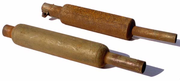 Douglas and/or Triumph motorcycle mufflers