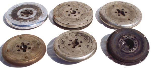 Douglas motorcycle flywheels