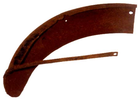 Douglas or Triumph motorcycle mudguard 9