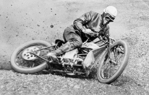 Alex Kynoch veteran Douglas motorcycle dirt track racing