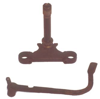 Douglas & Triumph motorcycle foot controls