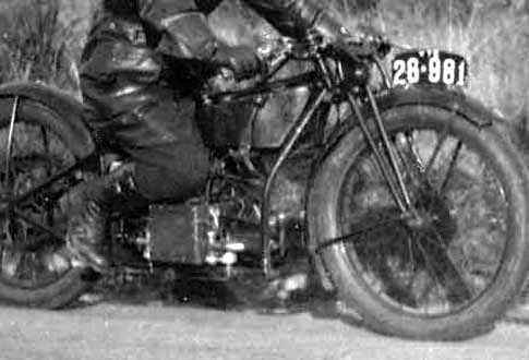 Alex & Douglas motorcycle closer view