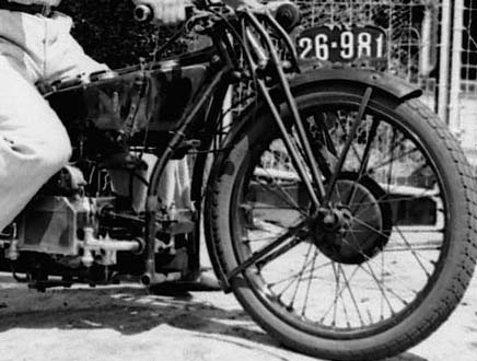Douglas motorcycle - closer view 2