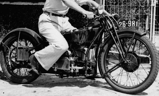 Douglas motorcycle - closer view 3