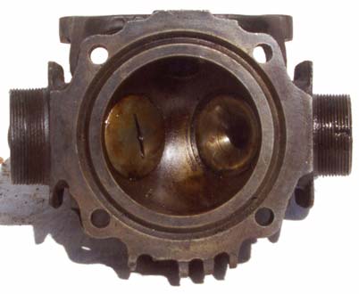 Douglas motorcycle cylinder heads type 1 outside view