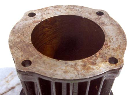 Douglas motorcycle cylinder group 3 close up