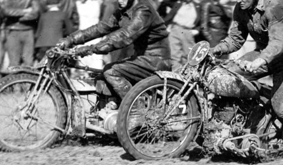 Alex Kynoch veteran Douglas motorcycle dirt track racing