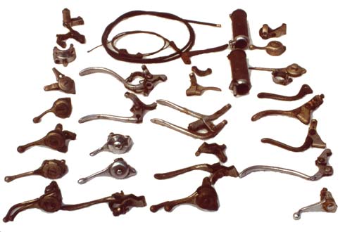 Douglas & Triumph motorcycle hand controls