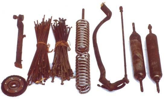 Douglas & Triumph motorcycles small parts 3-7