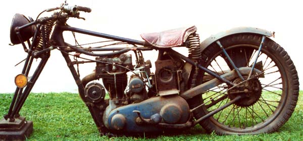 Triumph 250 left hand side view